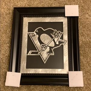 Pittsburgh Penguins steel cut out logo picture